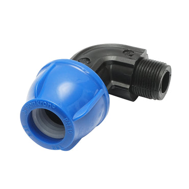 Compression fitting with external thread D25mmx3/4 toll PN16, for irrigation systems