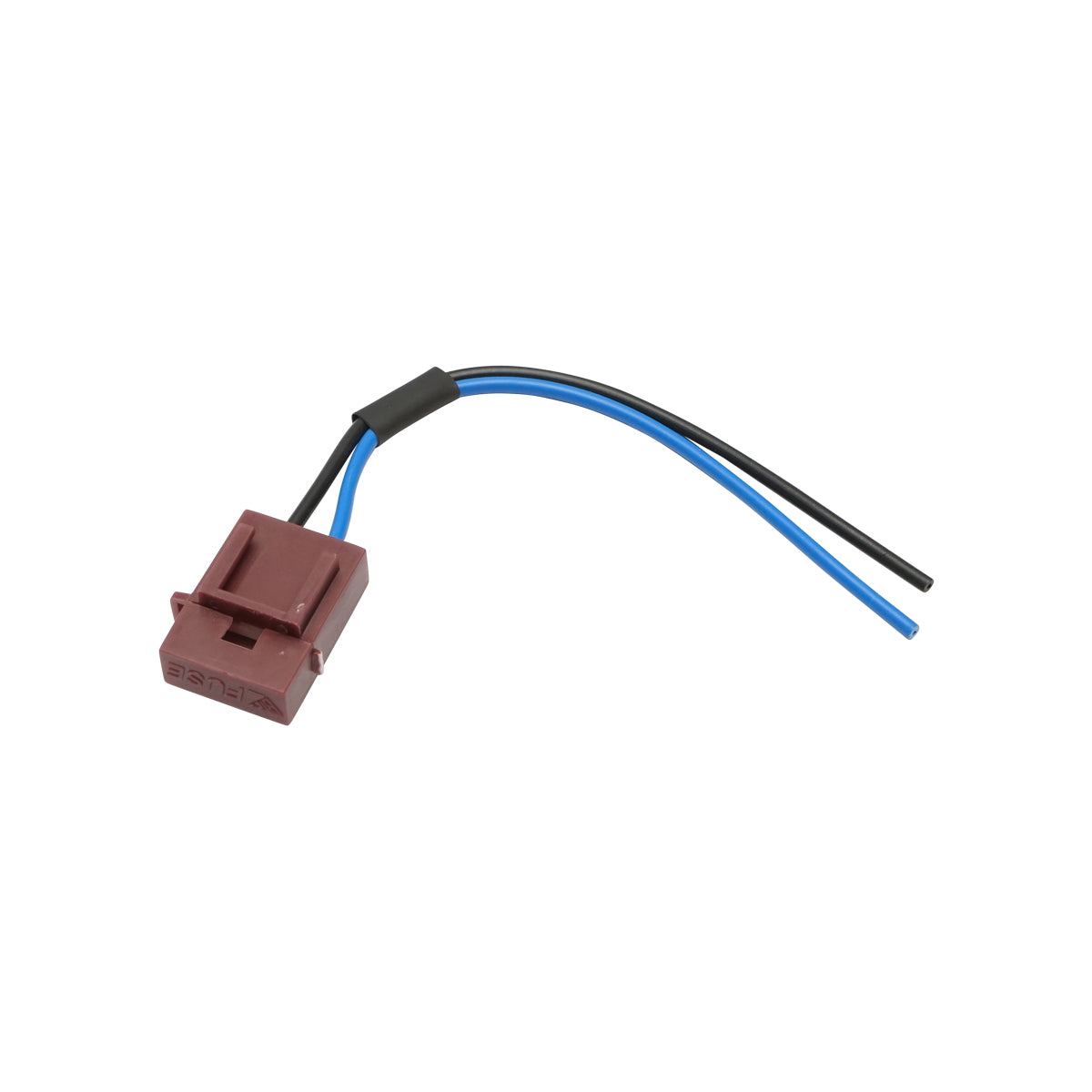 Universal fuse box, single-pole with large flat fuse