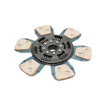 Clutch disc with an outer diameter of 280mm, inner diameter 1-31.7mm, inner diameter 2-33.5mm, 19 grooves for John Deere OEM RE45661