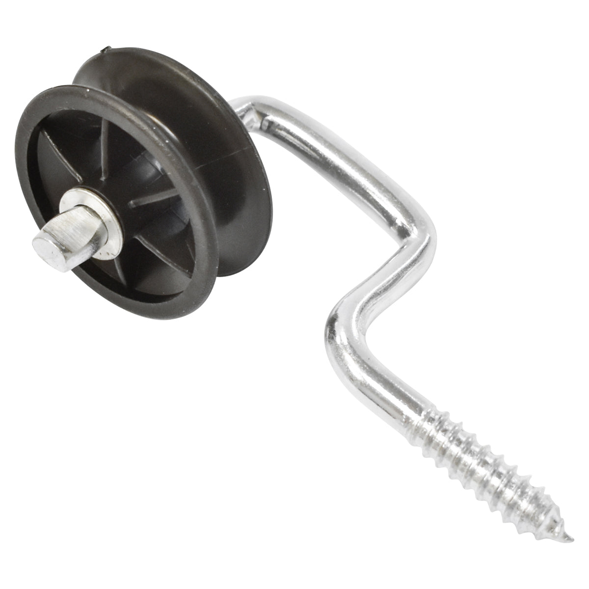 Black isolator with a slot of 6.9mm 107x54mm electric fence Breckner Germany