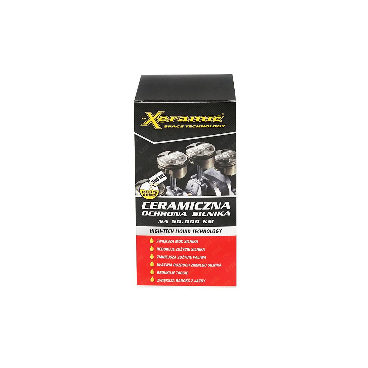 Motor treatment with ceramic powder 500 ml (for 6L of oil)