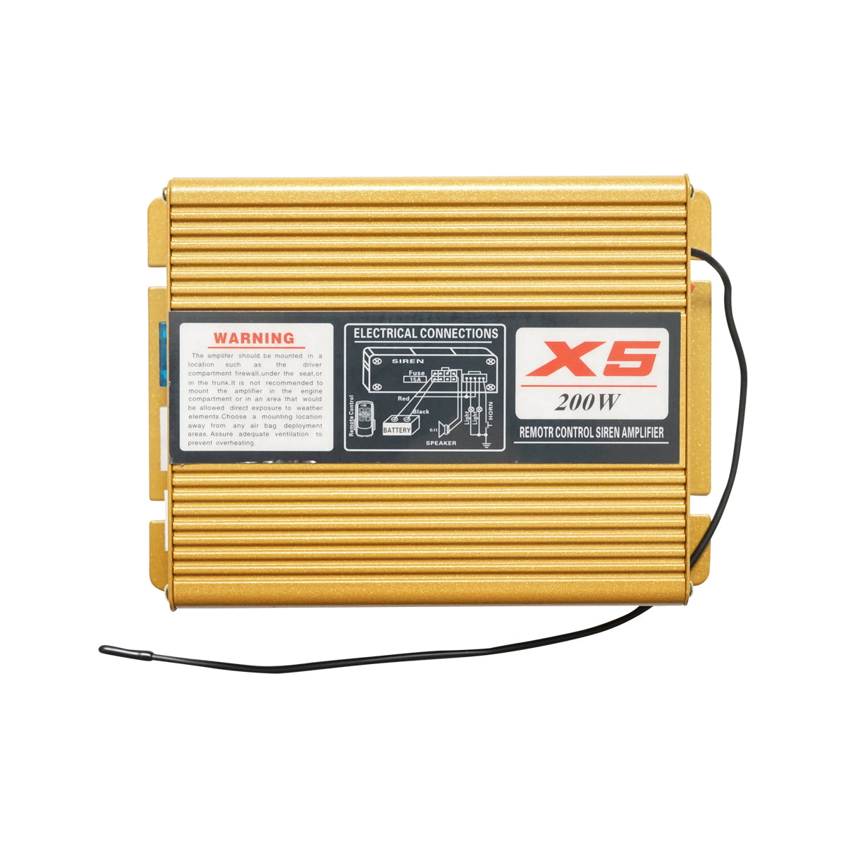 Wireless siren with speaker and microphone 12V 200W Breckner Germany