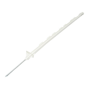 Plastic post 1210mm white for electric fence wire Breckner Germany
