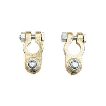 Copper battery terminals Cu+++ HD with Heavy Duty screw Breckner Germany