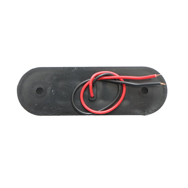 Slim LED side marker lamp 12-24V, red-smoky 83x27mm Breckner Germany