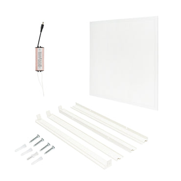 LED panel with frame 220V/40W 3200lm/6400K 600x600mm with driver 600mA Breckner Germany