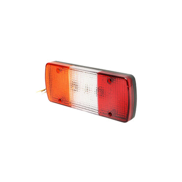 Rectangular rear lamp 28 LEDs with 3 compartments 24V