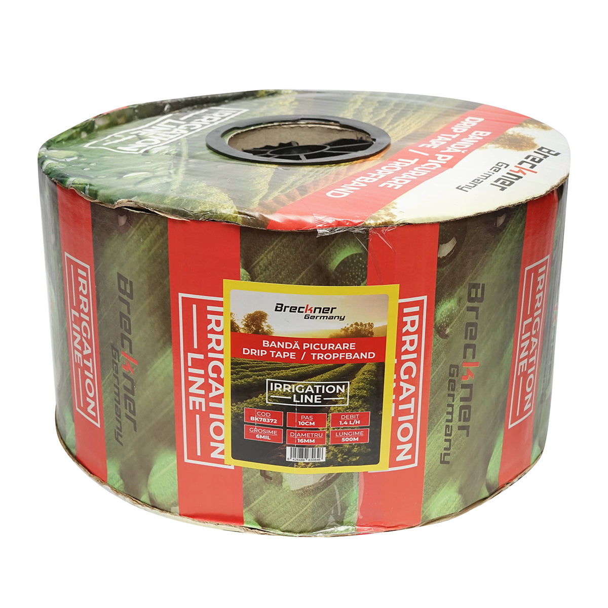 Drip irrigation tape, roll 500M 1.4L/H, D16mm, step 10cm Breckner Germany