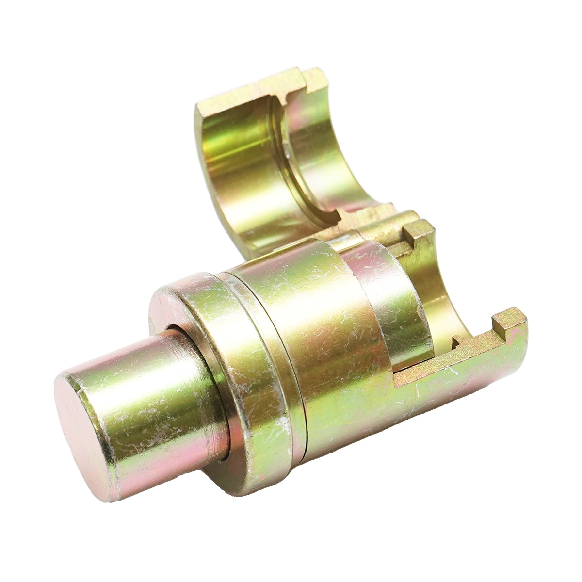 Tool for crimping, bending flexible corrugated stainless steel pipe DN25