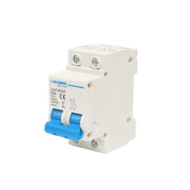 Automatic circuit breaker type 2P-63A-415VAC Leader