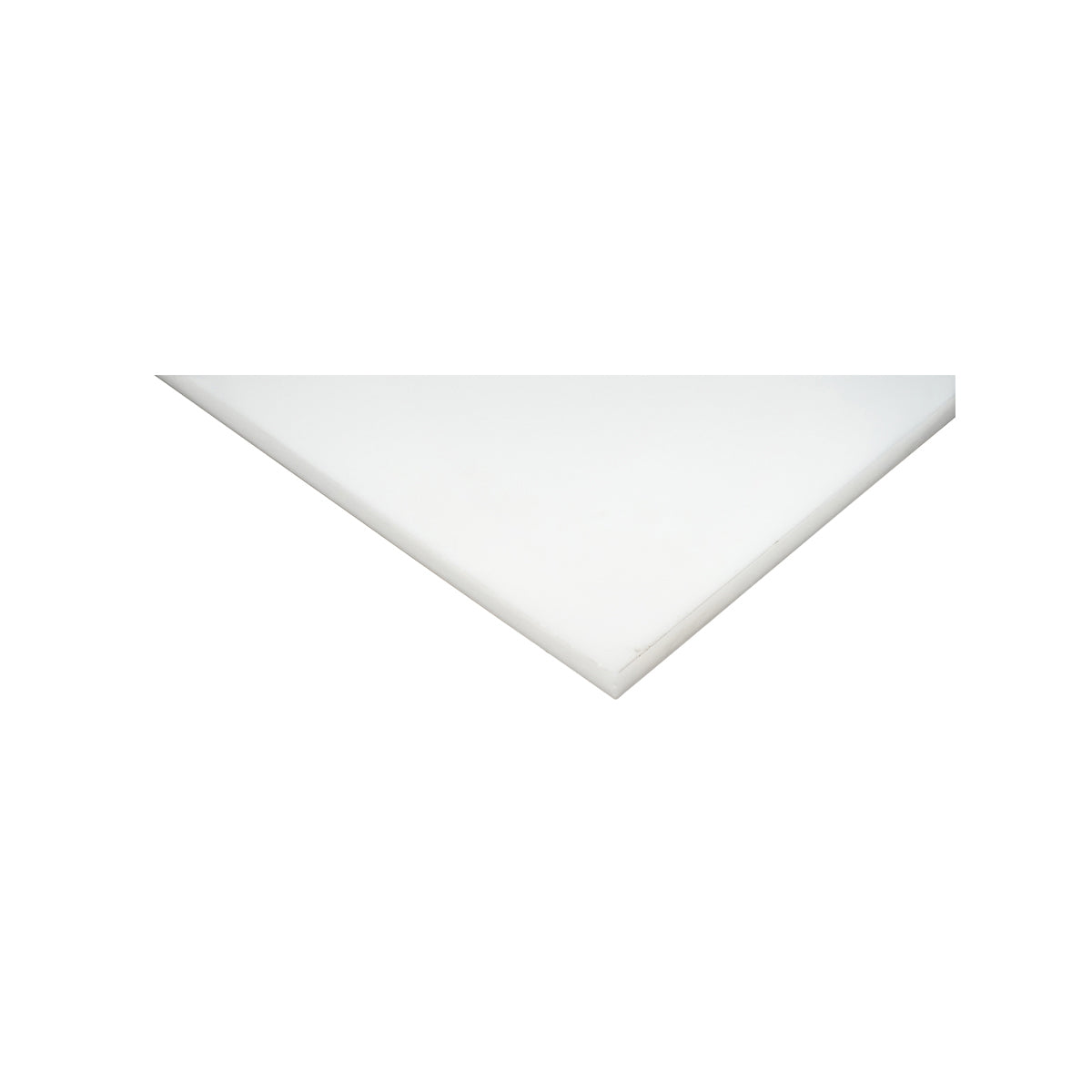 Polyamide plate, polyoxymethylene-polyacetal POM white 1000x500x35mm 35.7 Kg