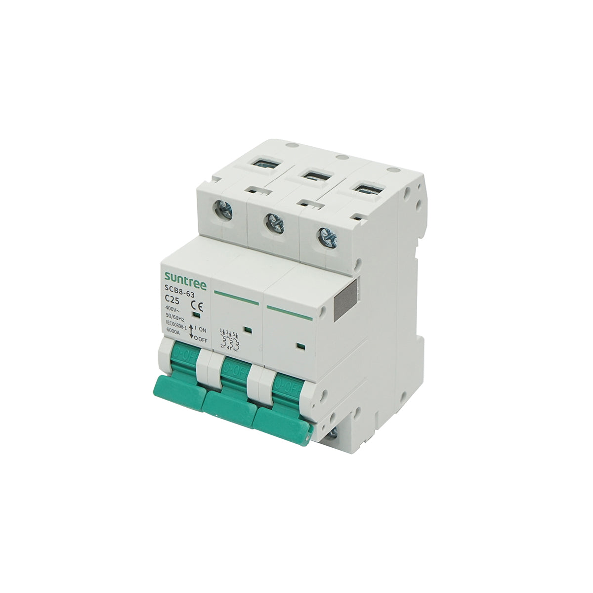 Automatic circuit breaker 3P, 25A 400VAC Suntree