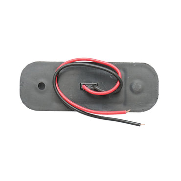 Slim LED side marker lamp 12-24V, smoke white 89x32mm Breckner Germany