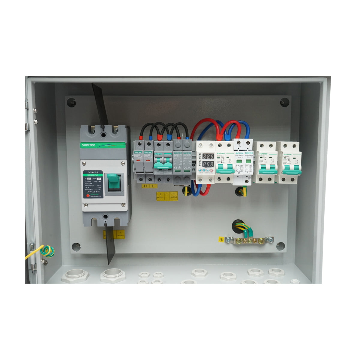 DC/AC equipped fuse box for 220V system, 3-6KW with SY OFF Grid series inverters