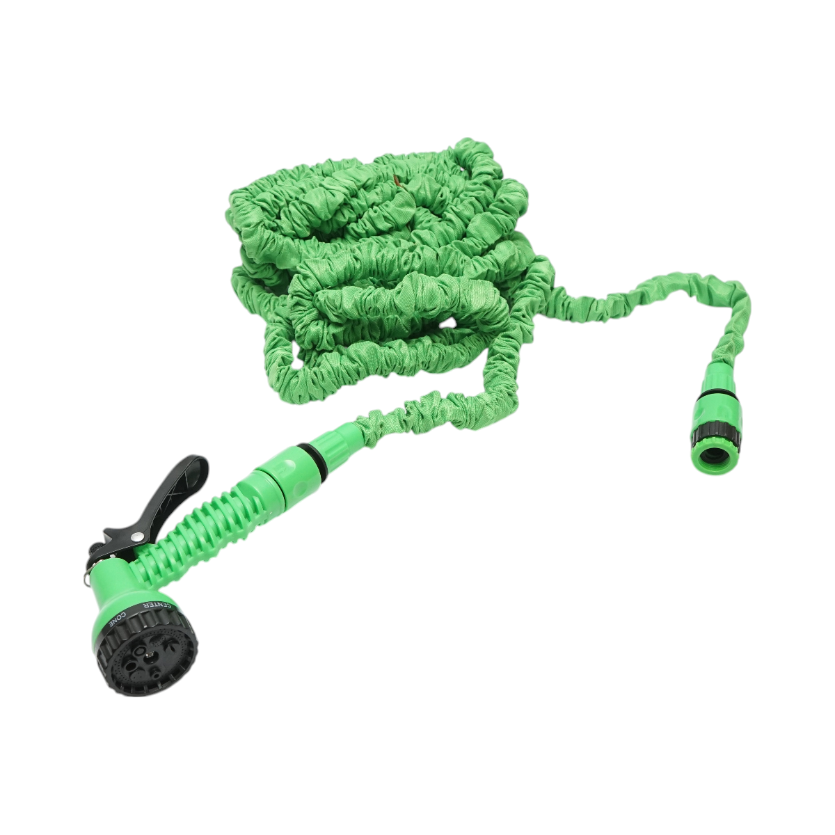 Expandable garden hose TPE 5-15m with adjustable pistol, 7 modes, 3/4 adapter, 1/2 quick coupling.