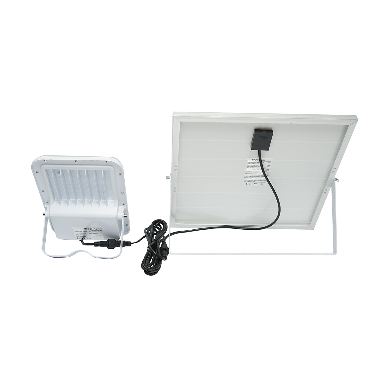 25W Monocrystalline solar panel LED lamp with motion sensor and remote control Breckner Germany
