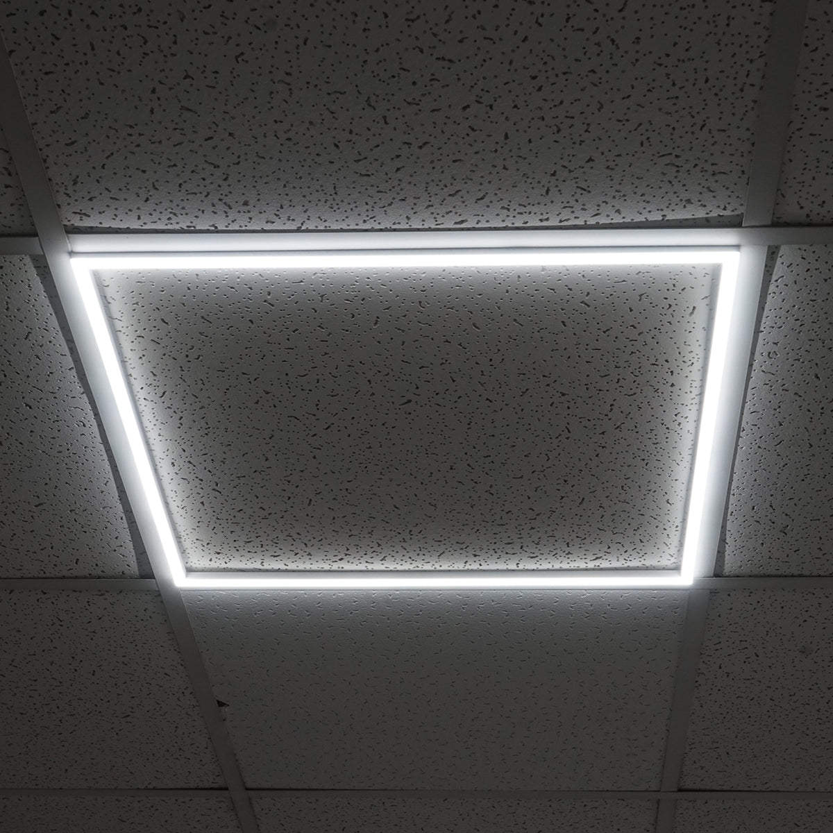 Slim LED panel 48W, 220V, 595x595x7mm for suspended ceiling Breckner Germany