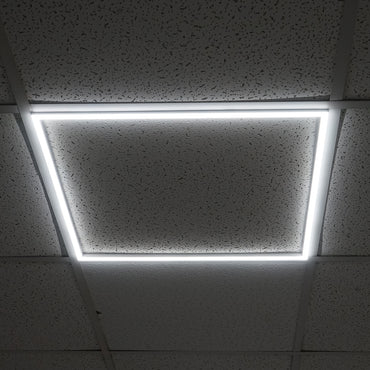 Slim LED panel 48W, 220V, 595x595x7mm for suspended ceiling Breckner Germany