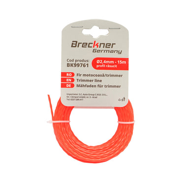 Twisted wire for brush cutter 2.4mmx15m Breckner Germany