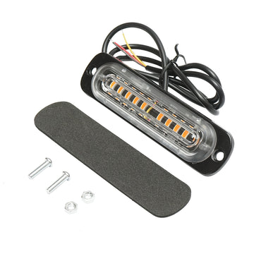 LED marker lamp 12-24V, 10W, yellow, 10 LEDs 110x30x10mm