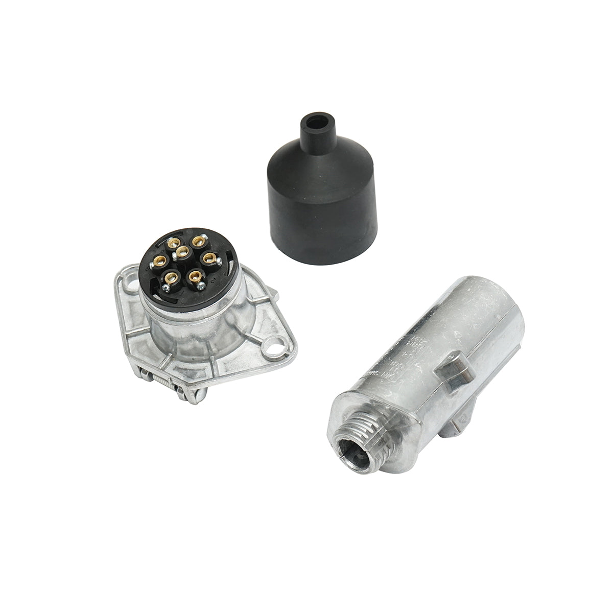 24V metal plug socket for trailer with 7 pins