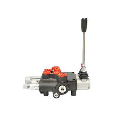 Hydraulic distributor with 2 levers, 1 floating, 80L/min Breckner Germany