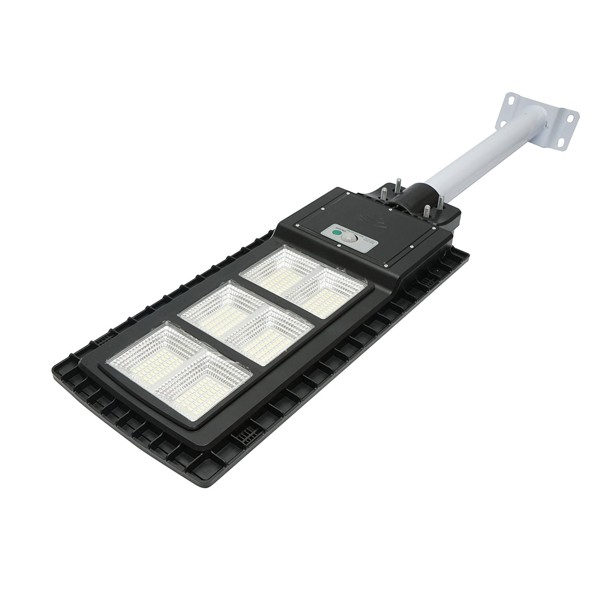 150W 6500K LED solar street light with 12W solar panel, 15000mAh battery, pole mounting IP65 Breckner Germany