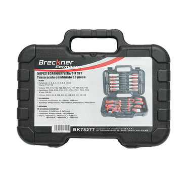 58-piece screwdriver and bit set Breckner Germany