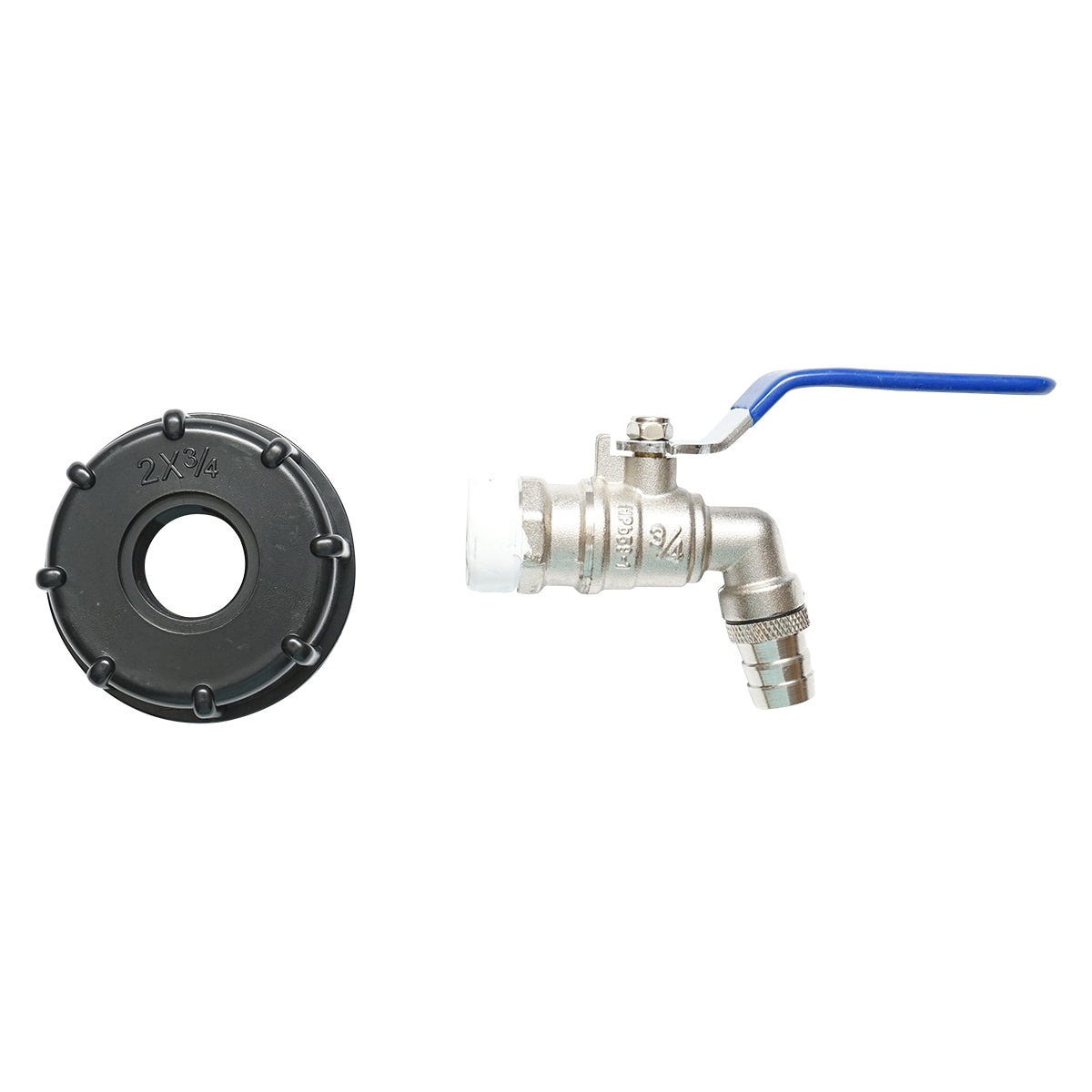 3/4 brass drain valve for IBC basin with internal thread 60 mm Autospeed