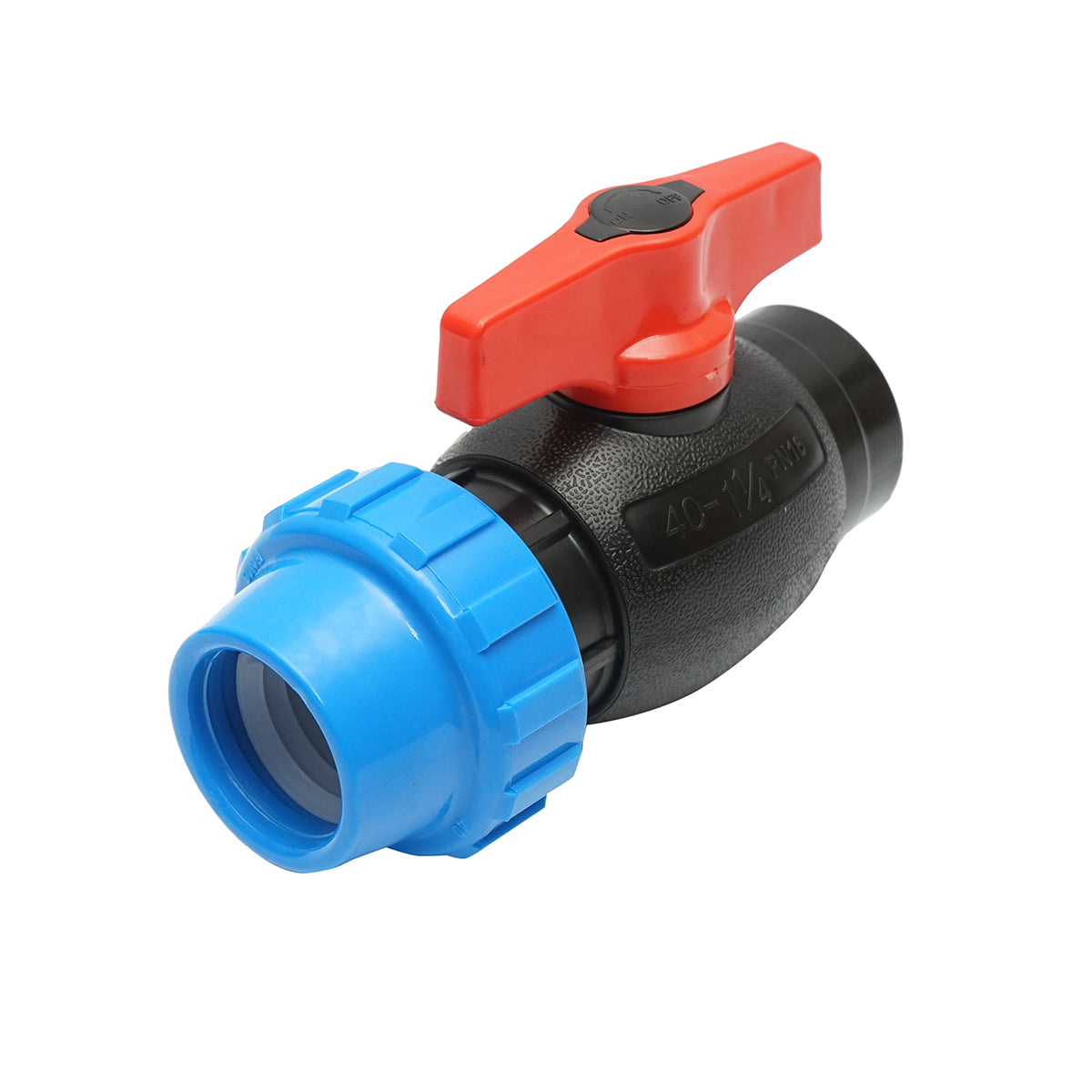 Ball valve with internal thread D40x1-1/4, PN16, for irrigation systems