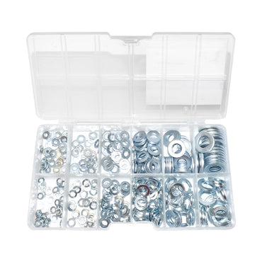 Washer set 350 pieces DIN125/DIN127 Breckner Germany M4, M5, M6, M8, M10, M12