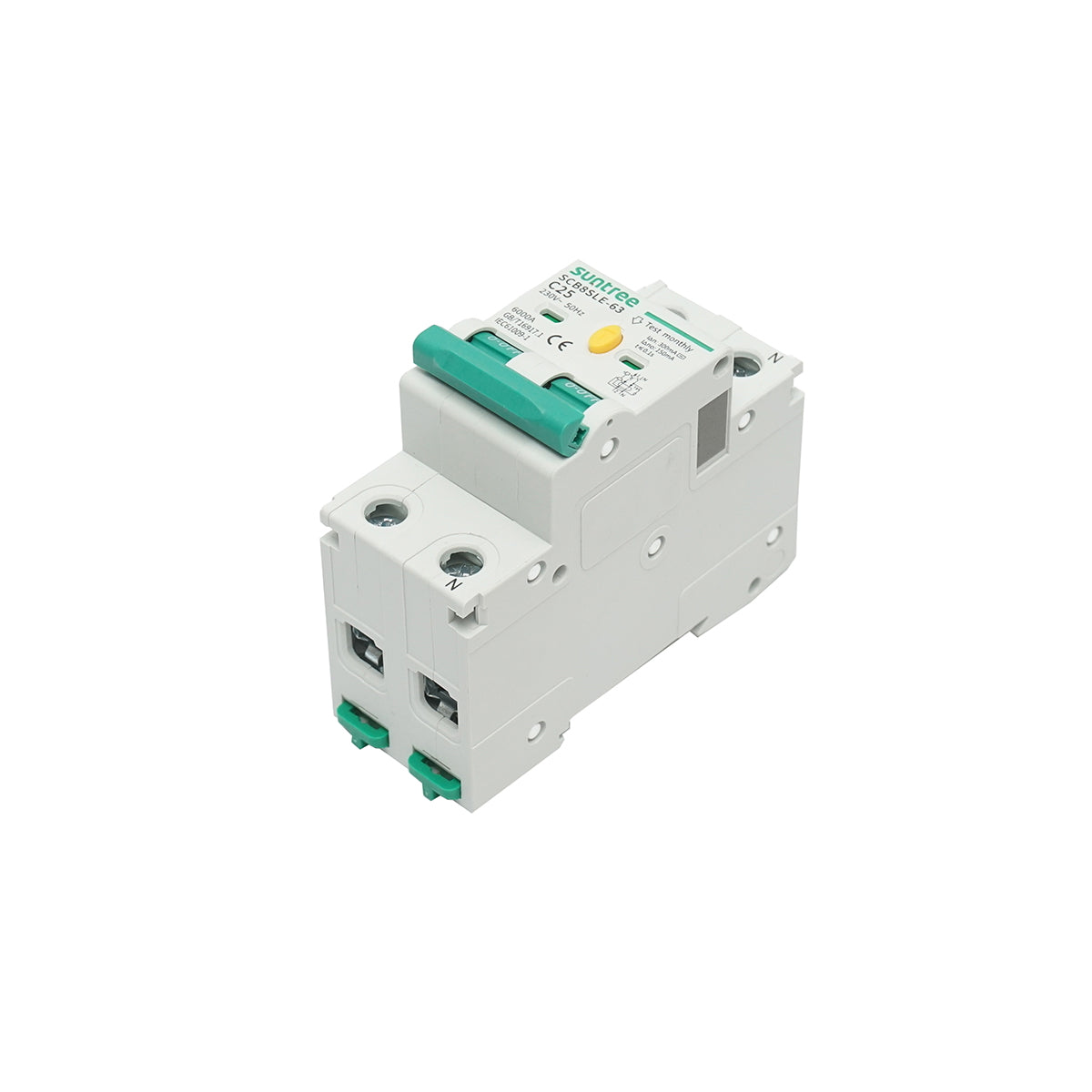 Automatic circuit breaker 1+N, 25A 400VAC Suntree