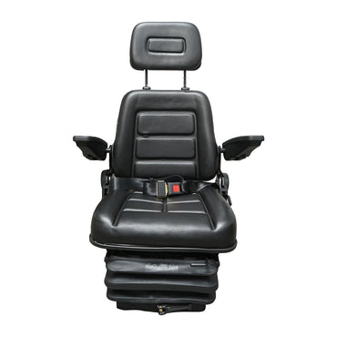 Universal height and weight adjustable chair 50-130kg, armrests and backrest adjustable 40-80° for tractor, agricultural, industrial machinery, forklift