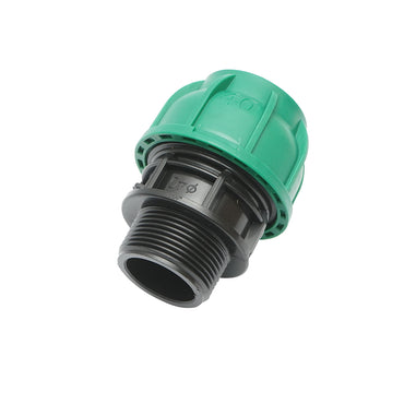 Compression fitting with external thread D40mmx5/4 toll, PN10 Bar for irrigation systems