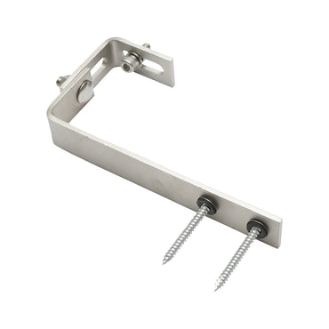 Support for holding solar panel rails, adjustable with L-type fixation for Breckner Germany metal roof.