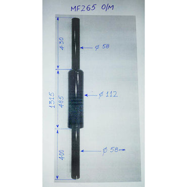 Exhaust muffler for Massey Ferguson 265 O/M