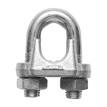 Zinc-coated clamp DIN 741-18 for 18 mm cable Breckner Germany