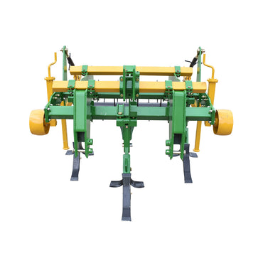 Scarifier with 3 fingers and 2 drums with spikes