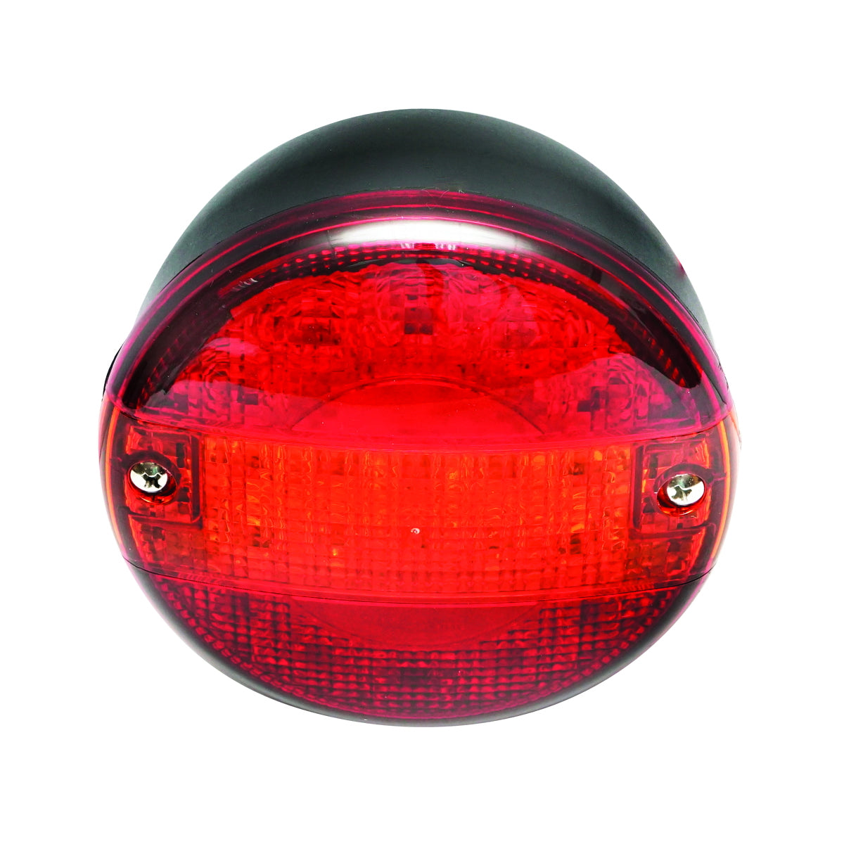 Red LED fog lamp with signaling, diameter 140mm