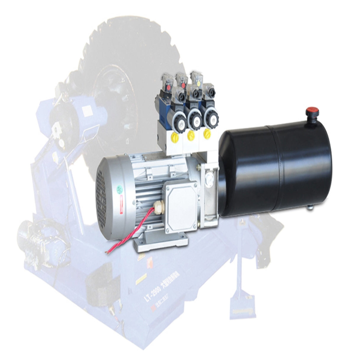 Hydraulic pump for unrolling machine