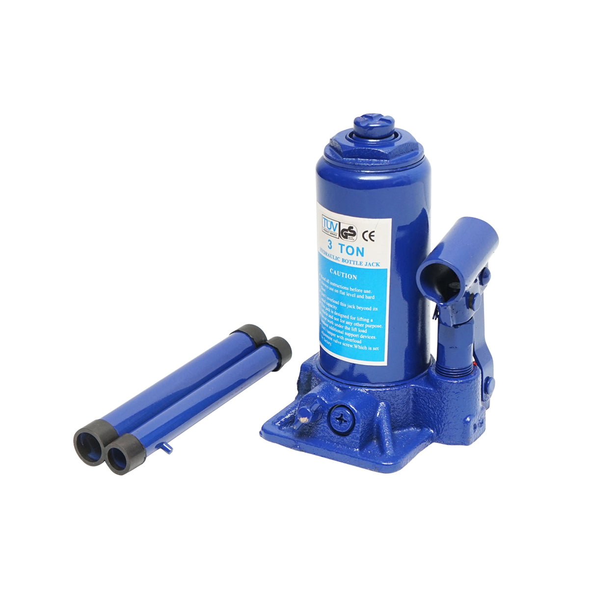 Hydraulic jack with double piston 3 tons 153mm