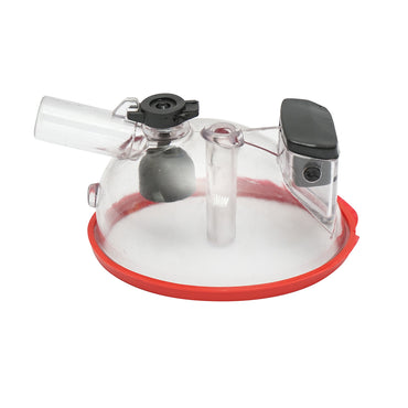 Upper collector glass 340cc for cow milking machine Breckner Germany