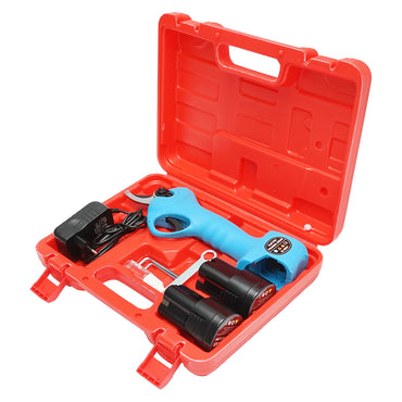 850W electric garden shears with 2 Li-ion 16.8V batteries, diameter 0-25mm