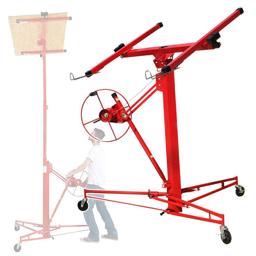 Device for lifting (crane) plasterboard sheets, OSB, MDF, particleboard, lift height 3.35m Breckner Germany
