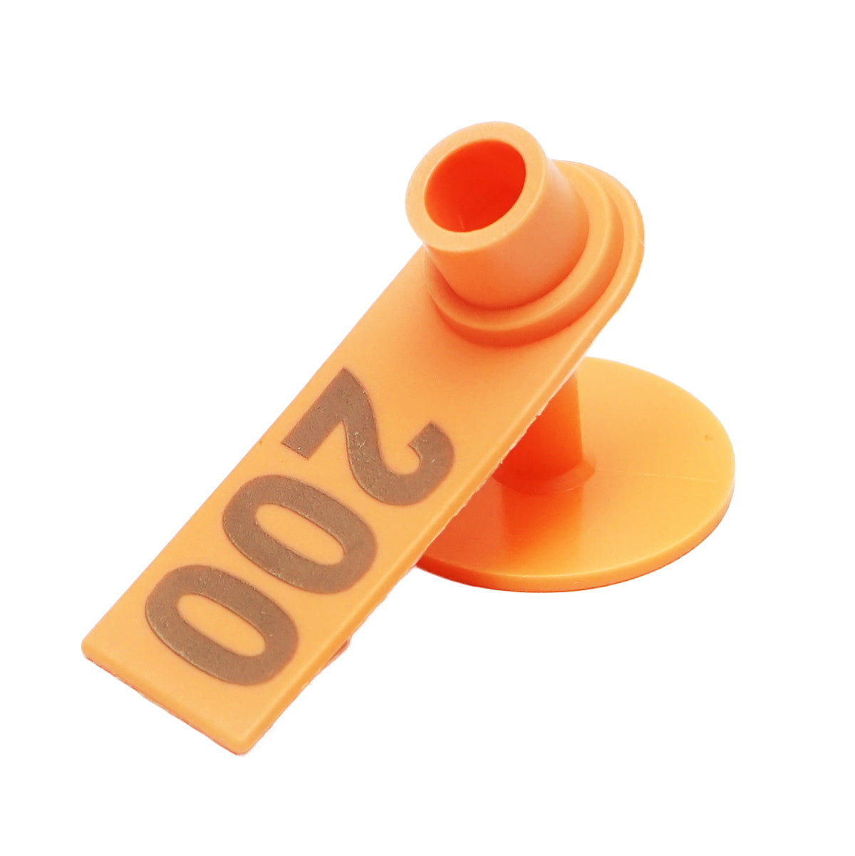 Set of 100 numbered ear tags 101 - 200 red for goats, sheep Breckner Germany