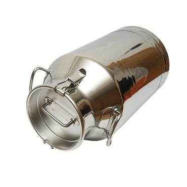 Stainless steel milk can with lid 40L cow milking machine Breckner Germany