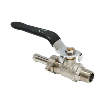 Shut-off valve with quick connect and exterior thread 1/2 for herbicide sprayer