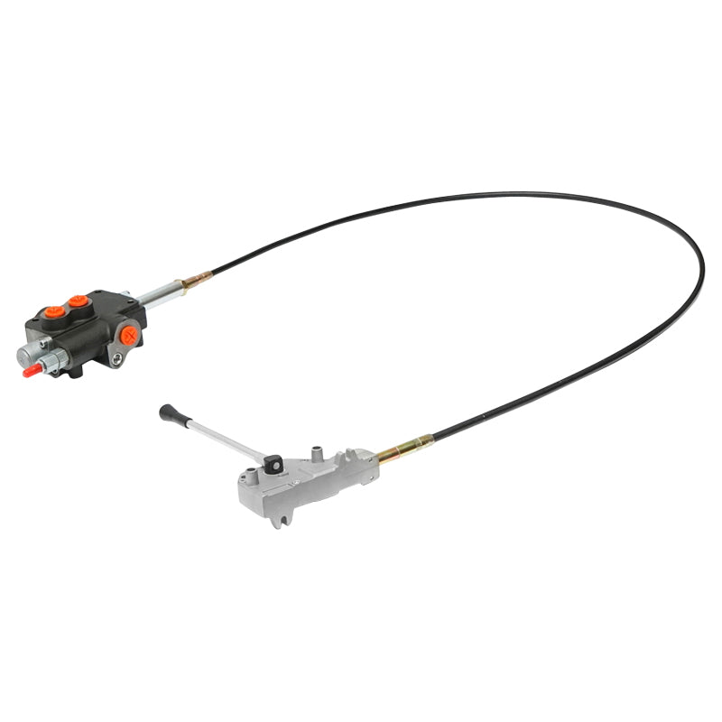 Hydraulic distributor with 1 lever, cable length 2m pressure 250 bar flow rate 80L/min Breckner Germany