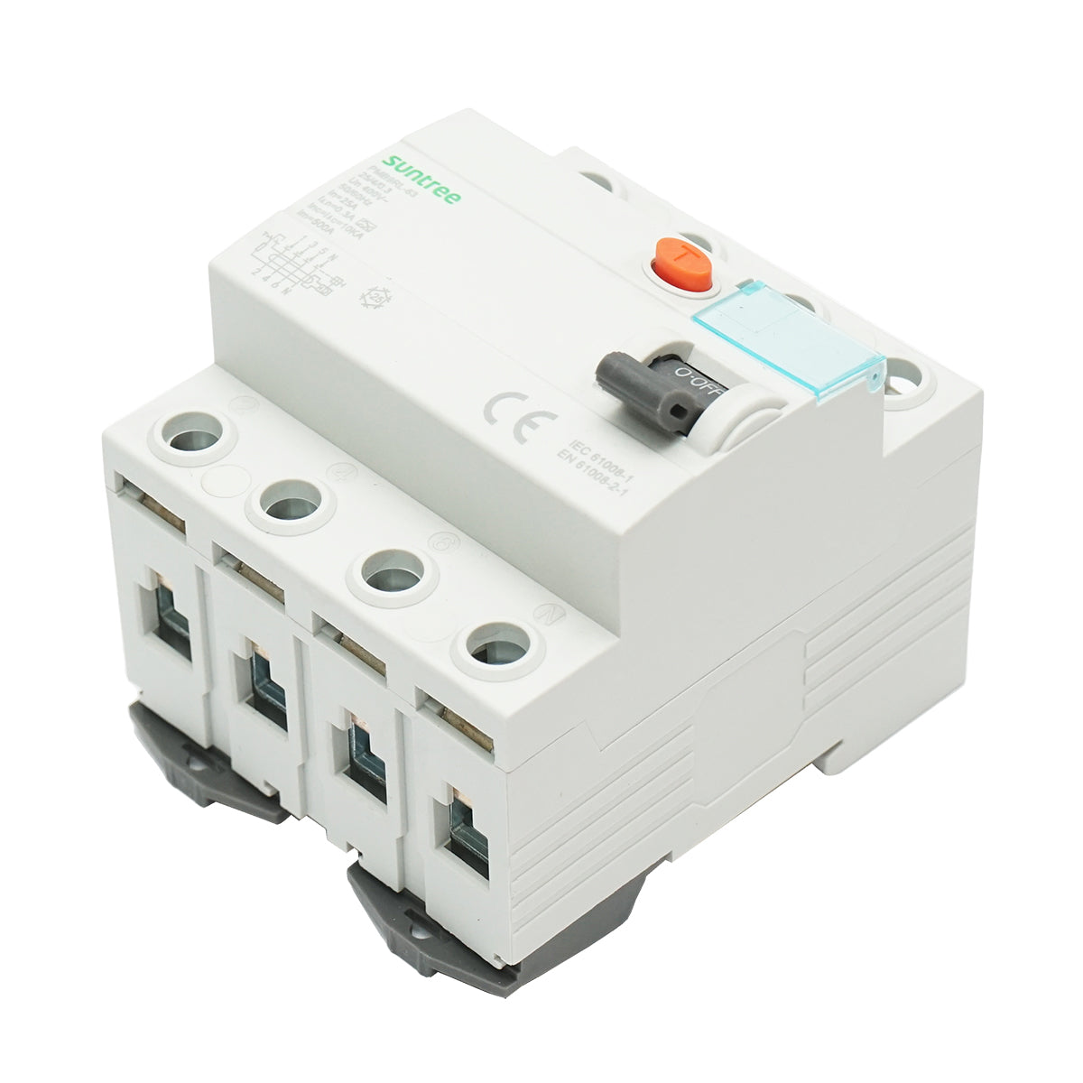 Automatic differential circuit breaker 4P 25A 300mA 6kA, type A Suntree