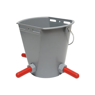 8L bucket with 3 teats for calf nursing - waterer